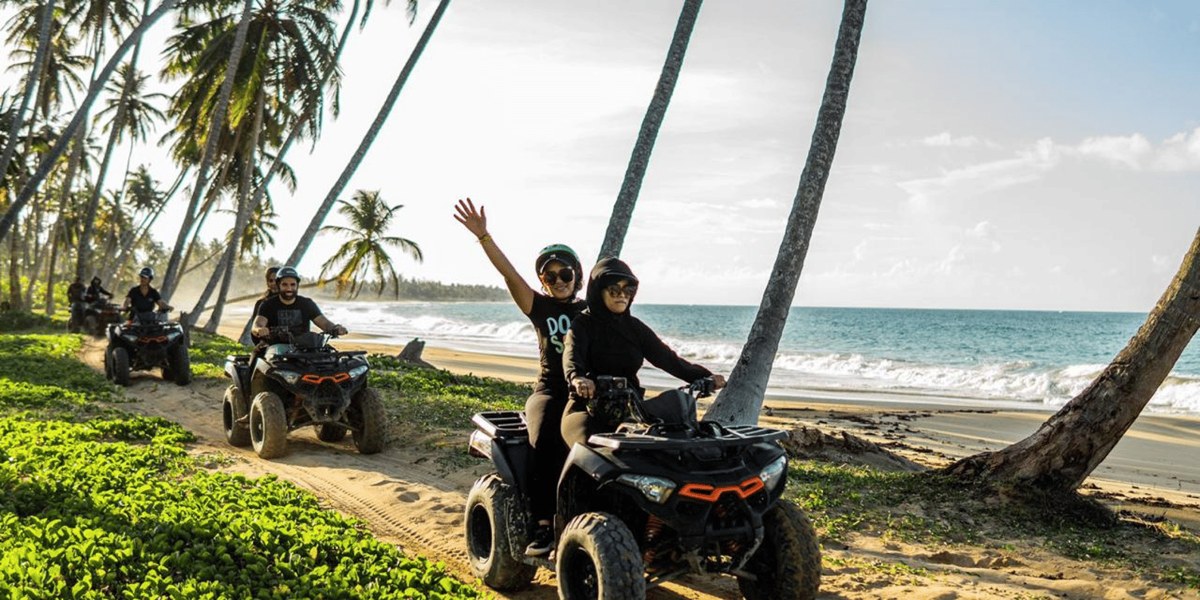 ATV ride along the Punta Cana coast
