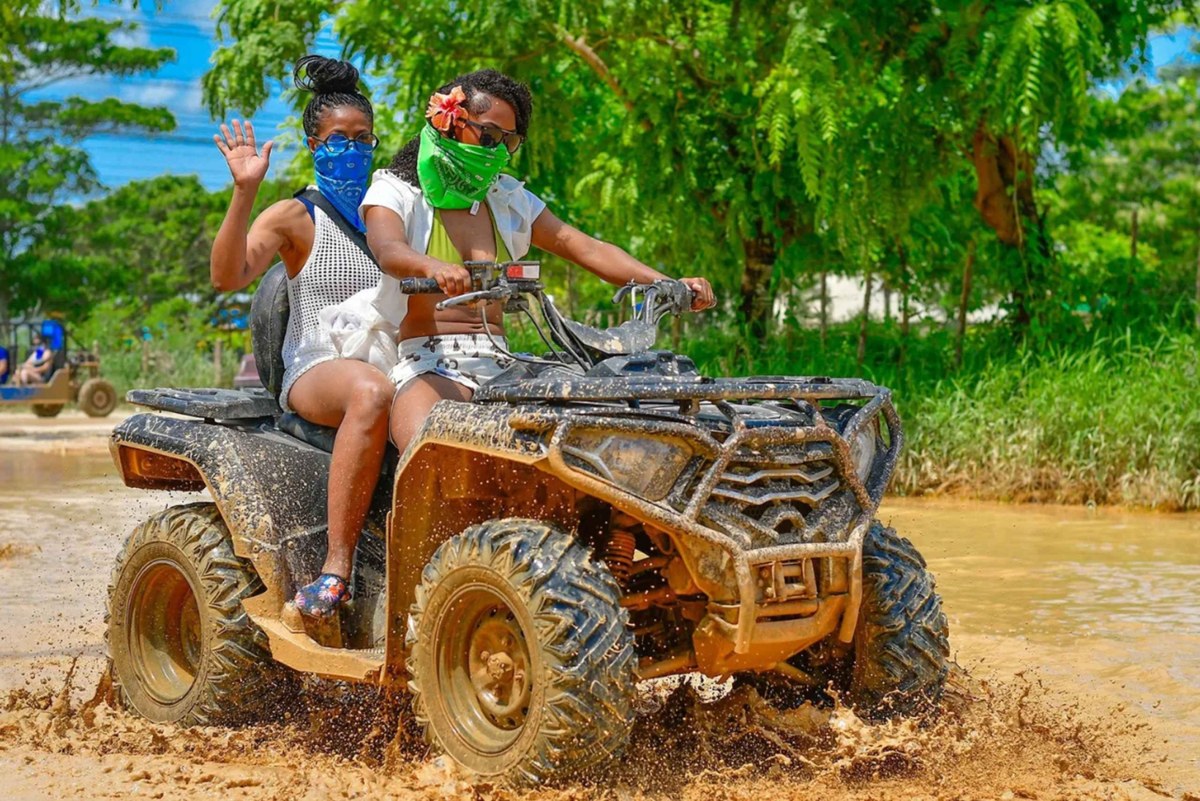 ATV adventure on a tropical trail